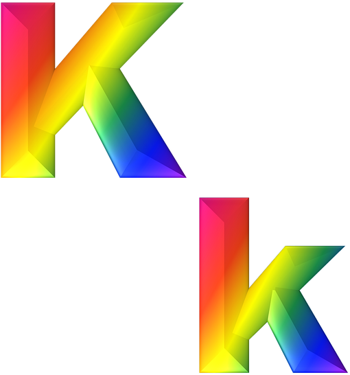 Letter K 3d Abc Alphabet Alphabet K Images Hd 543x720 Png Clipart Download