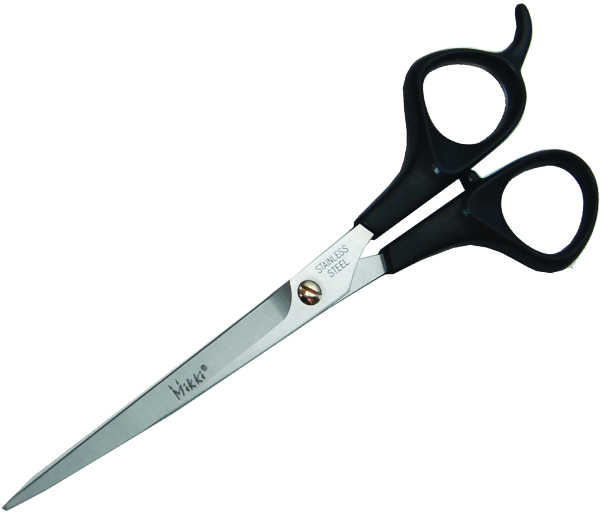 Mikki Basic Grooming Scissor - Rock–paper–scissors (600x600)