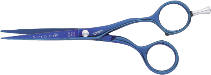 Scissors Coatings - Tondeo Tijera Spider Blue Offset Sculpting 5 (36 Teeth) (747x267)