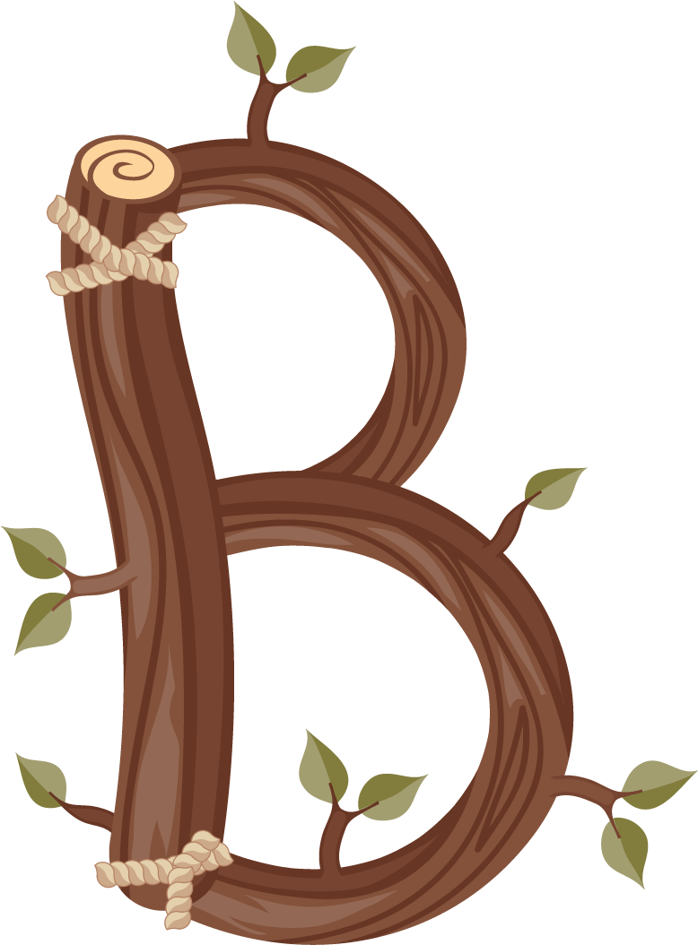 Buchstabe / Letter - Letter I Twigclipart (849x1104)