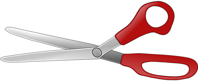 Scissors Office Open Scissor Tool Accessor - Scissors Clipart (680x340)