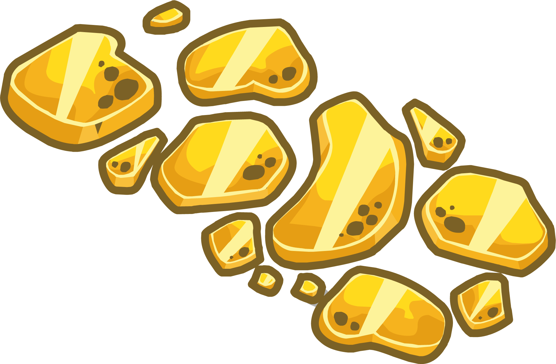 Gold Walkway - Gold Items Club Penguin (1937x1269)