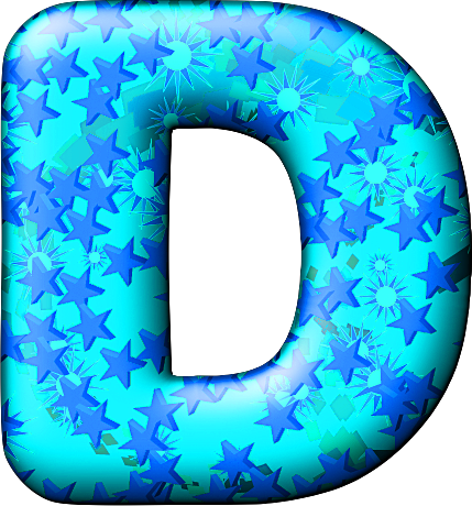 Party Balloon Cool Letter D - Colored Letter D (429x460)