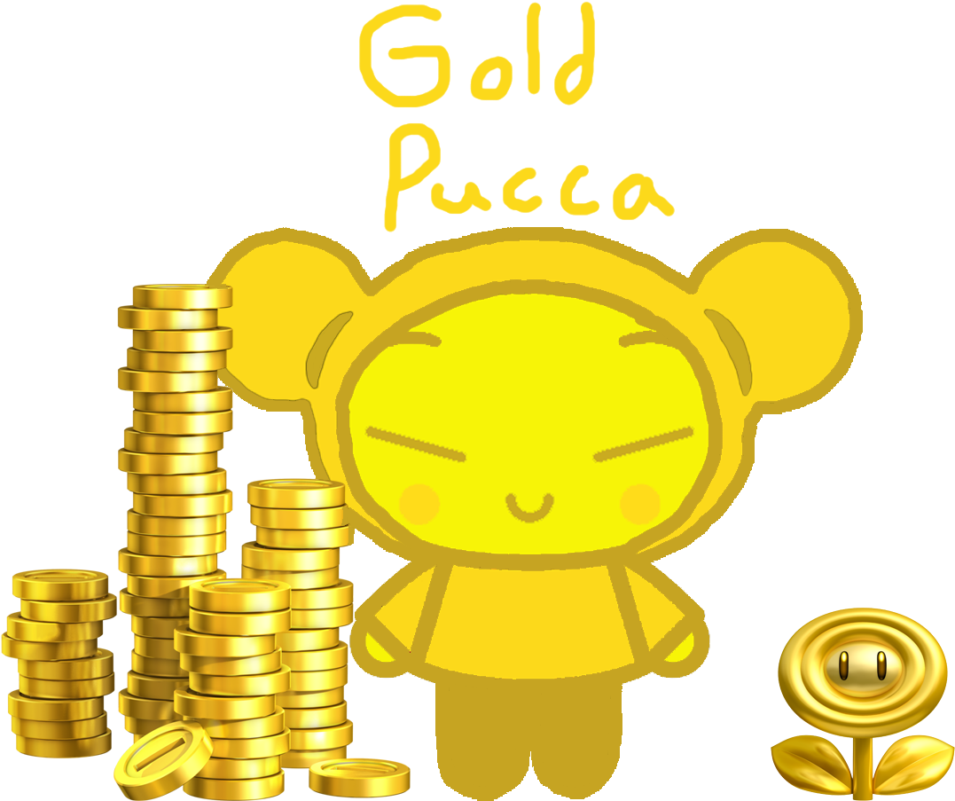 Gold Pucca Png By Rabbidlover01 Gold Pucca Png By Rabbidlover01 - Portable Network Graphics (1296x1152)