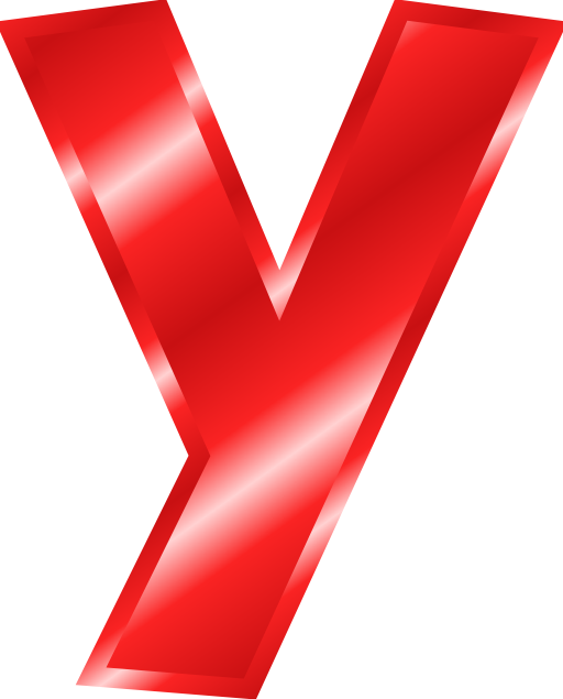Effect Letters Alphabet Red Clipart - Letter Y In Red (642x800)
