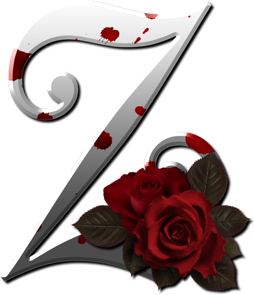 Alphabet Letters, Initial Letters, Initials, Decoupage, - Letra Z Con Sangre Png (500x596)