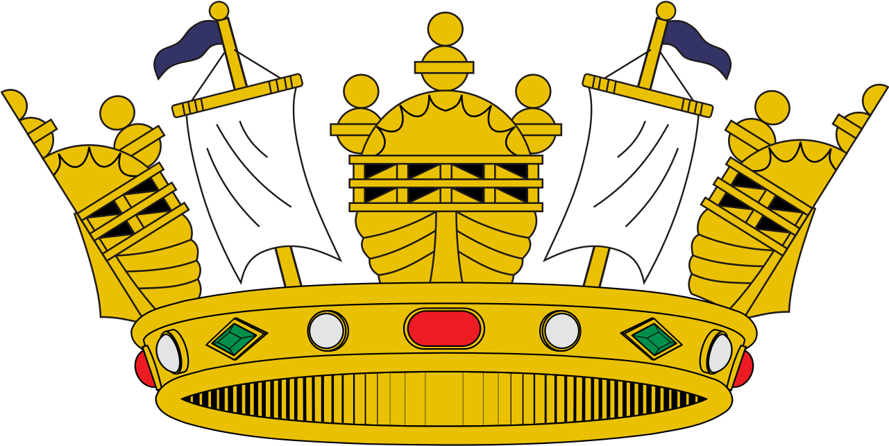 Ymele - Naval Crown - Svg - Naval Crown (1280x652)