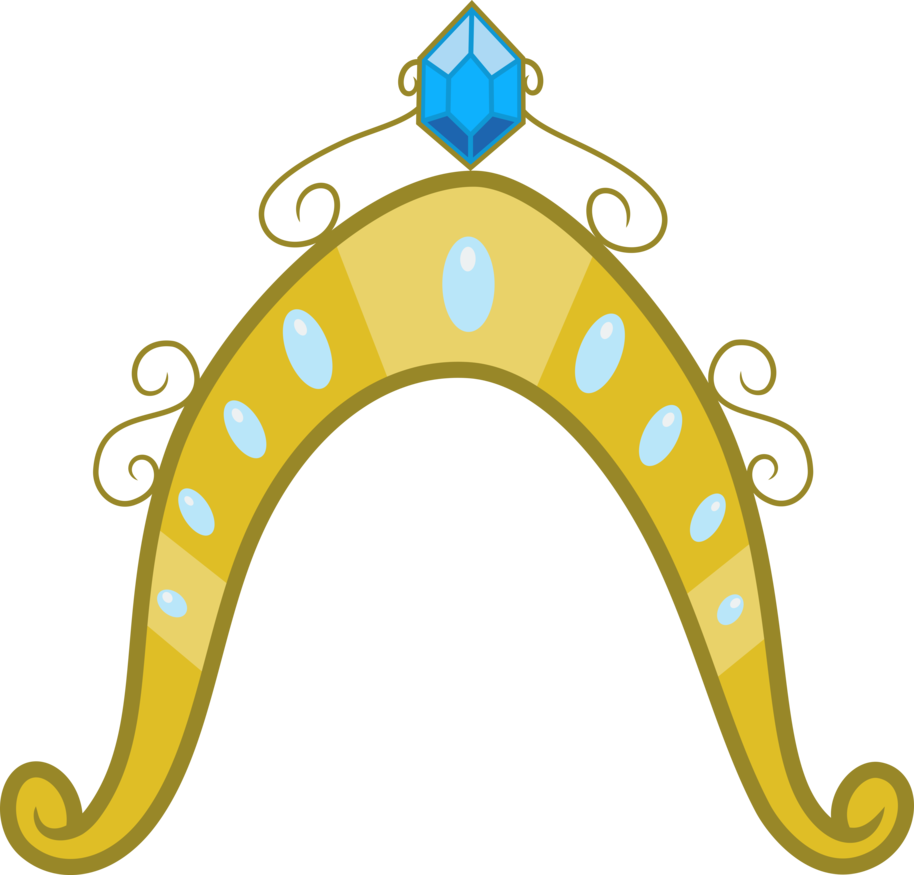 Rarity's Crown Vector By Mlp-scribbles - My Little Pony Crowns (914x875)