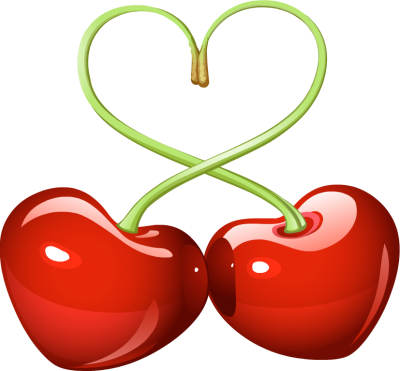 Cherry Clipart Cute - Cherry Fruit Clip Art (400x371)