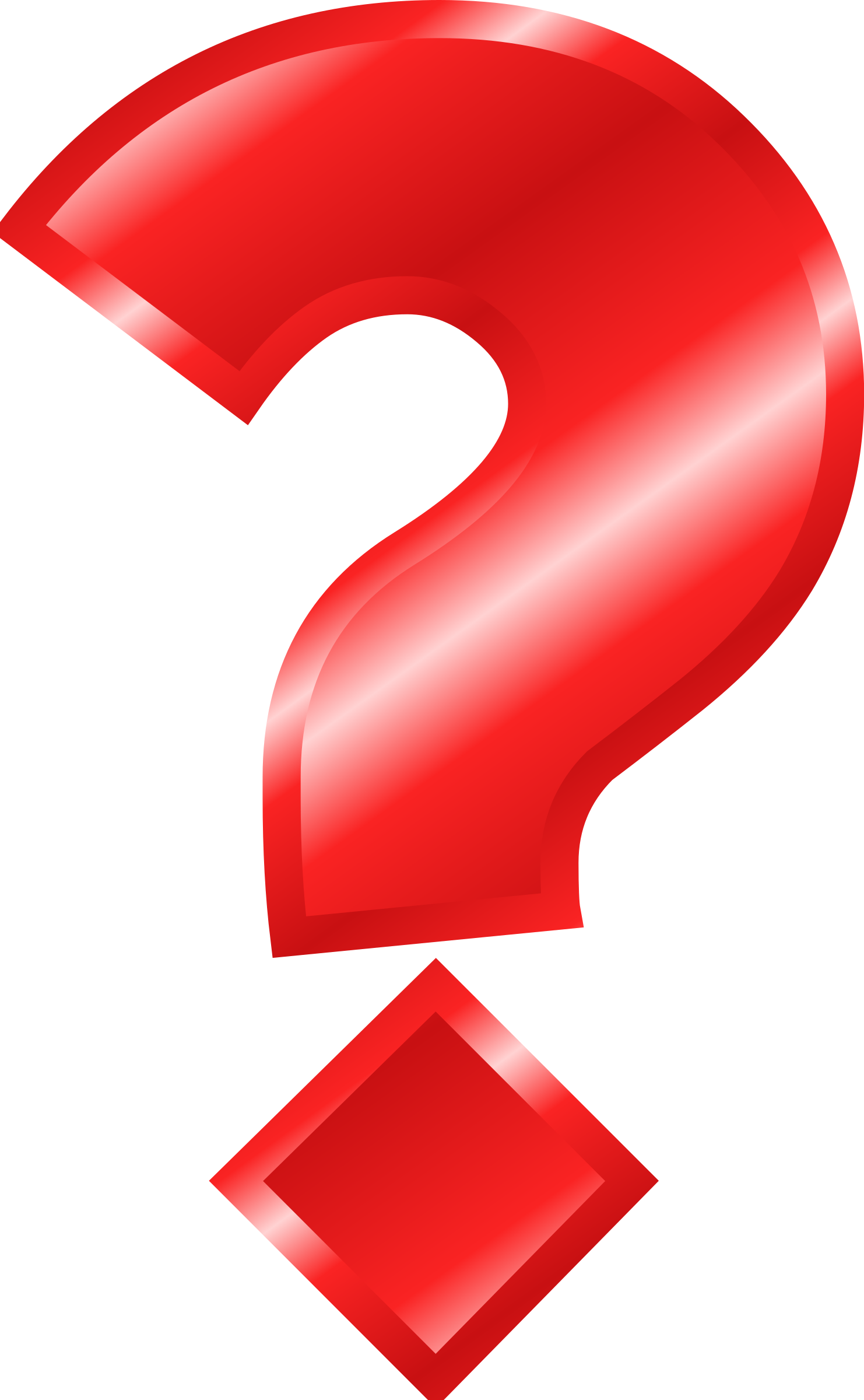 Big Image - Signo De Interrogacion Rojo Png (1482x2400)