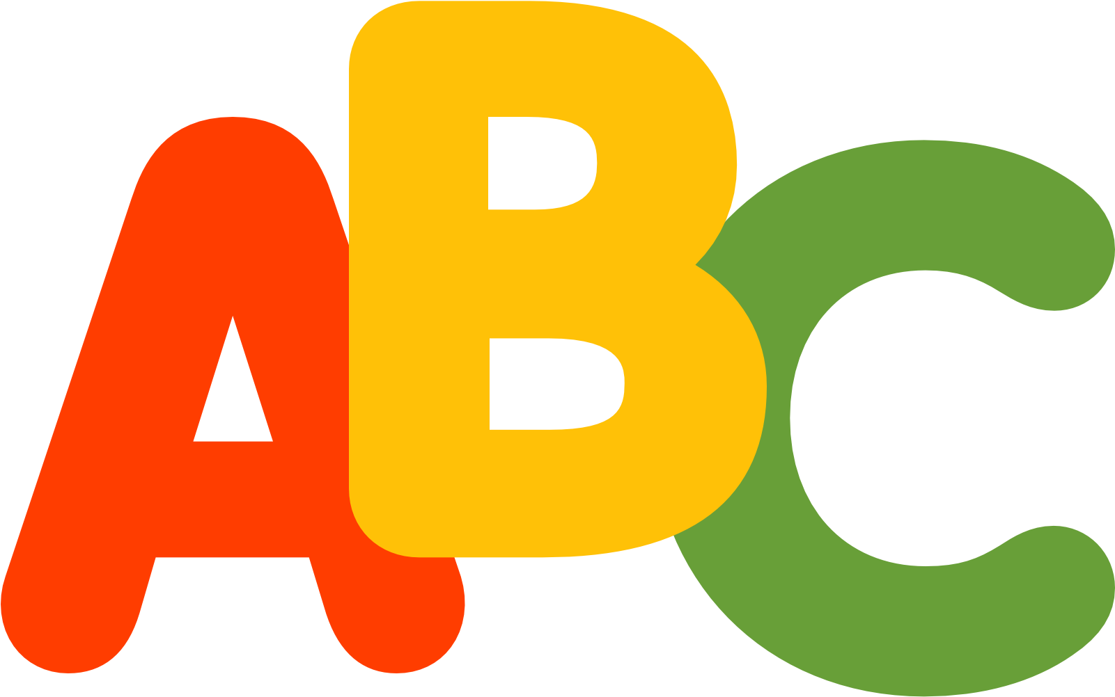 Abc Clipart Png - Abc Png (1600x1600)