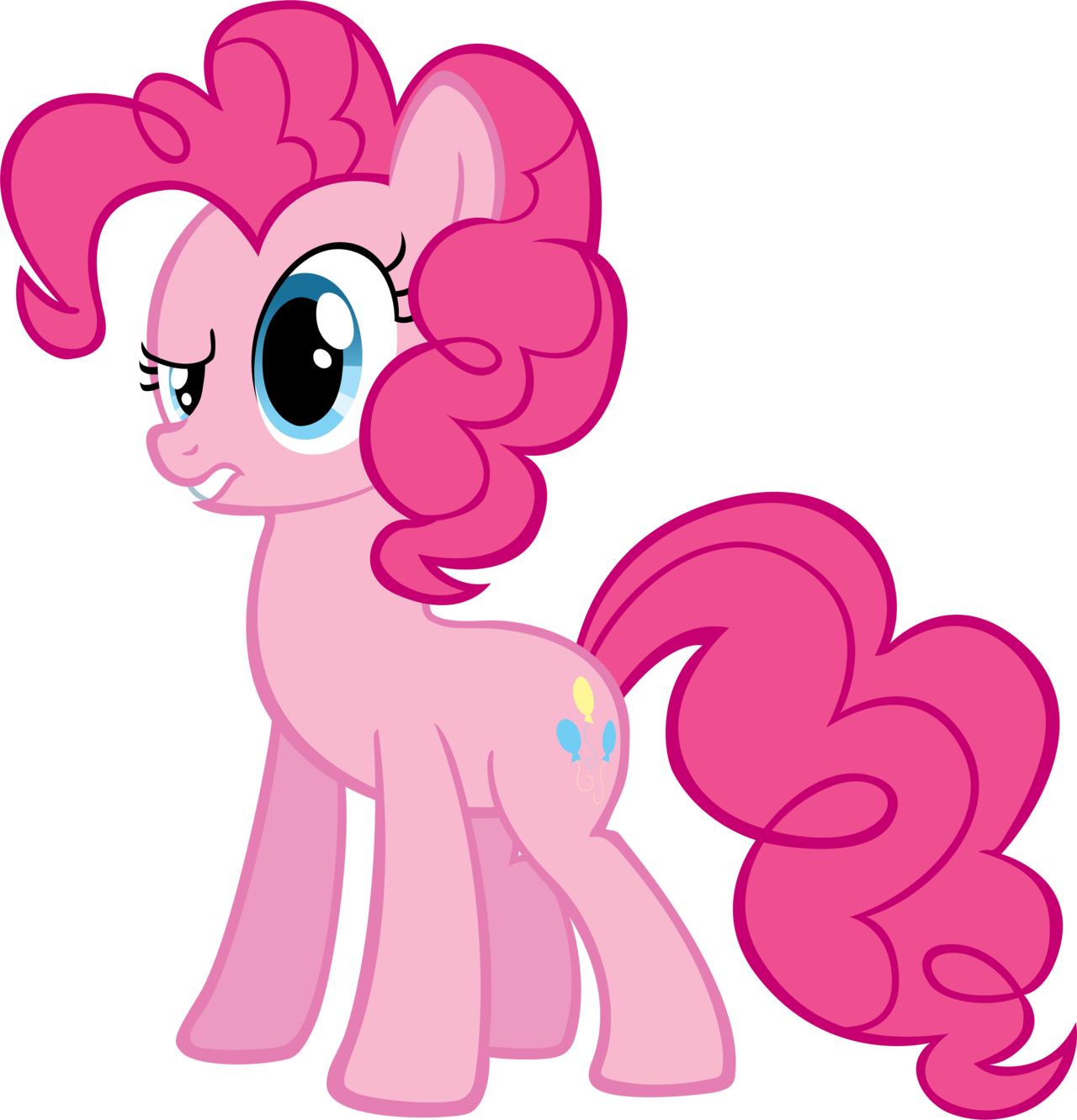 Pies Clipart Pink - Pinkie Pie Friendship Is Magic (1280x1332)