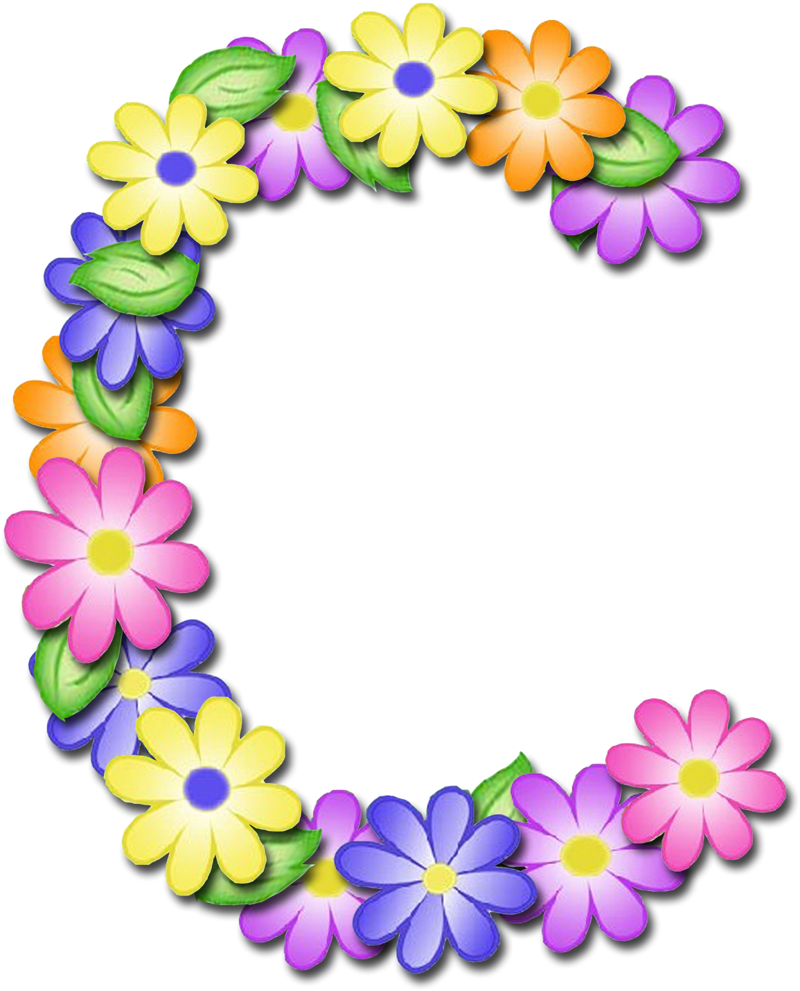 Letras Em Png Com Fundo Transparente Para Scrapbook - Letras De Flores Png (1600x1511)