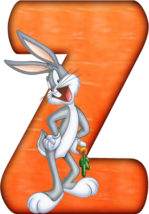 Bugsy Maloneclip Lettersbunnies - Alphabet Cartoon Png (304x436)