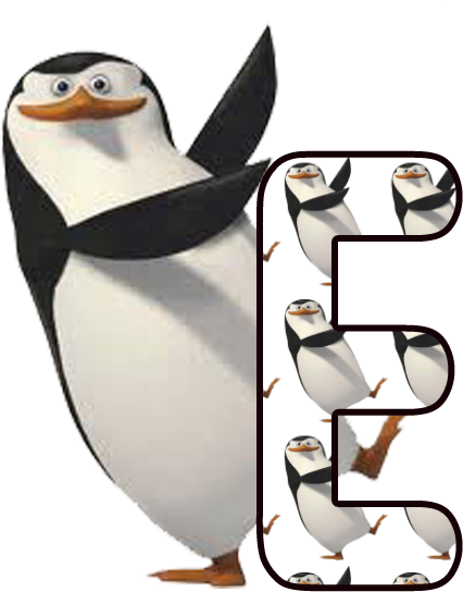 E - Penguins Of Madagascar Clipart (426x544)