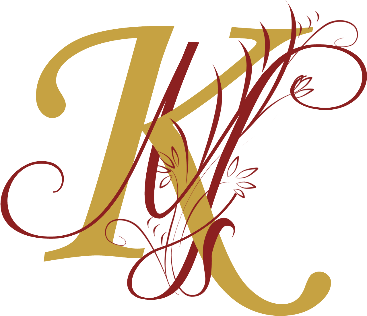 I've Been Playing Around With Entwined Initials Lately - Calligraphy (1425x1200)