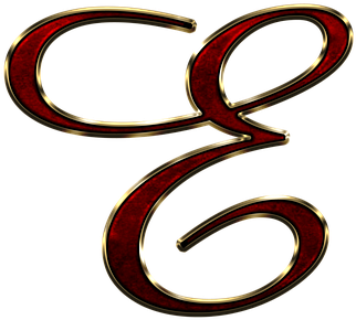 Alphabet Letter Initial Background Scrapbo - Emma: A Play In Two Acts About Emma Goldman, American (382x340)