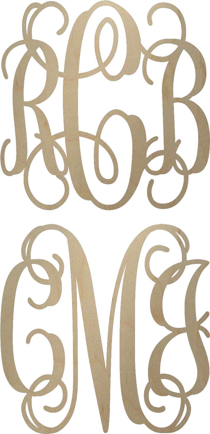 Wooden - Black Preppy Script Monogram Market Totes, Adult Unisex (1124x1690)