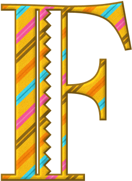 B *✿* Rayas Inclinadas - Alphabet (369x468)