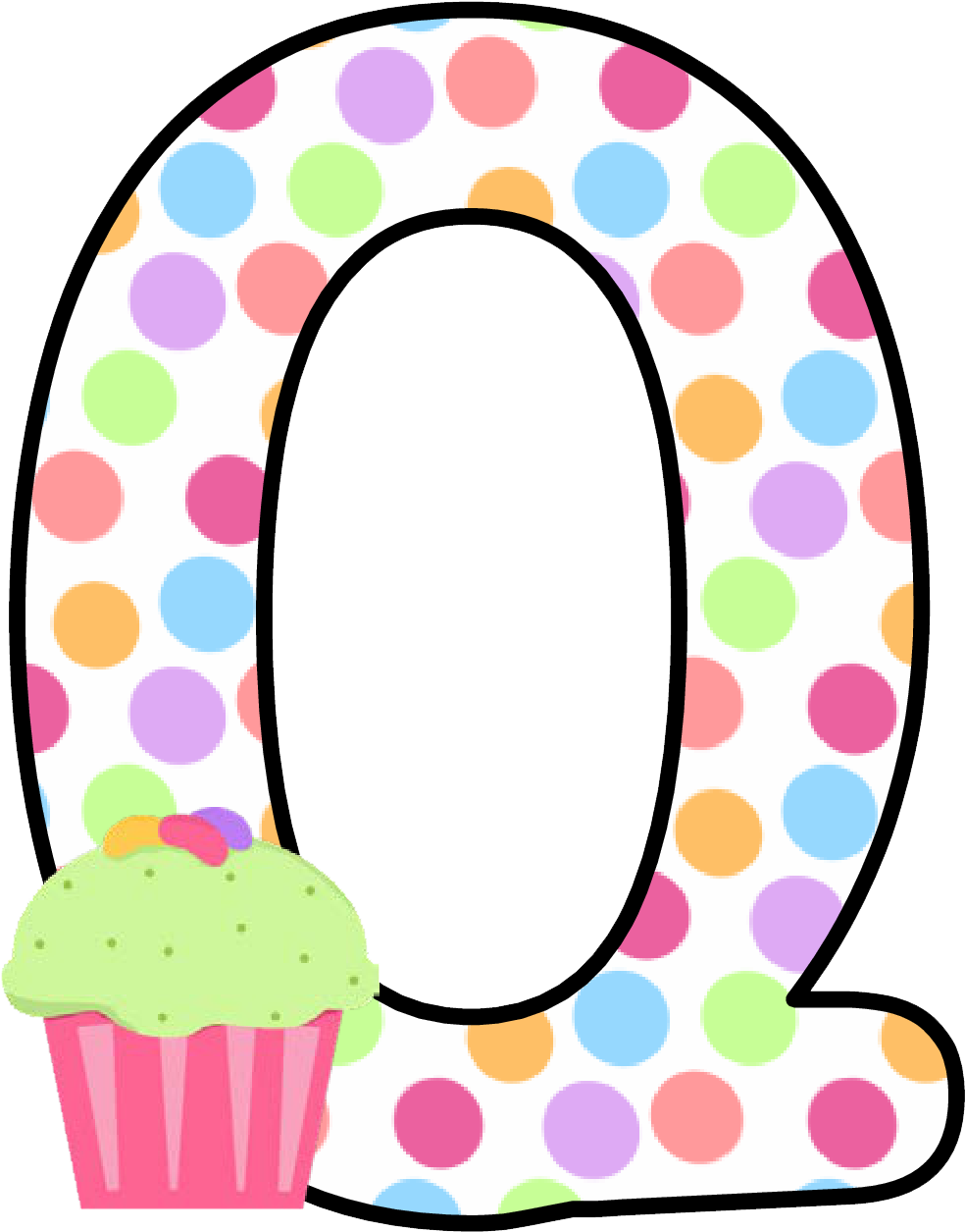 Ch B *✿* Alfabeto Cupcake De Kid Sparkz - Cupcake Letter B (1061x1352)