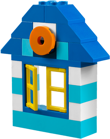 Lego Clipart Lego House - Lego 10706 - Classic Blue Creativity Box (720x720)