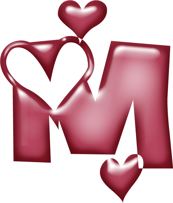 Click Here To See A Large Version - Letras Con Corazon (606x710)