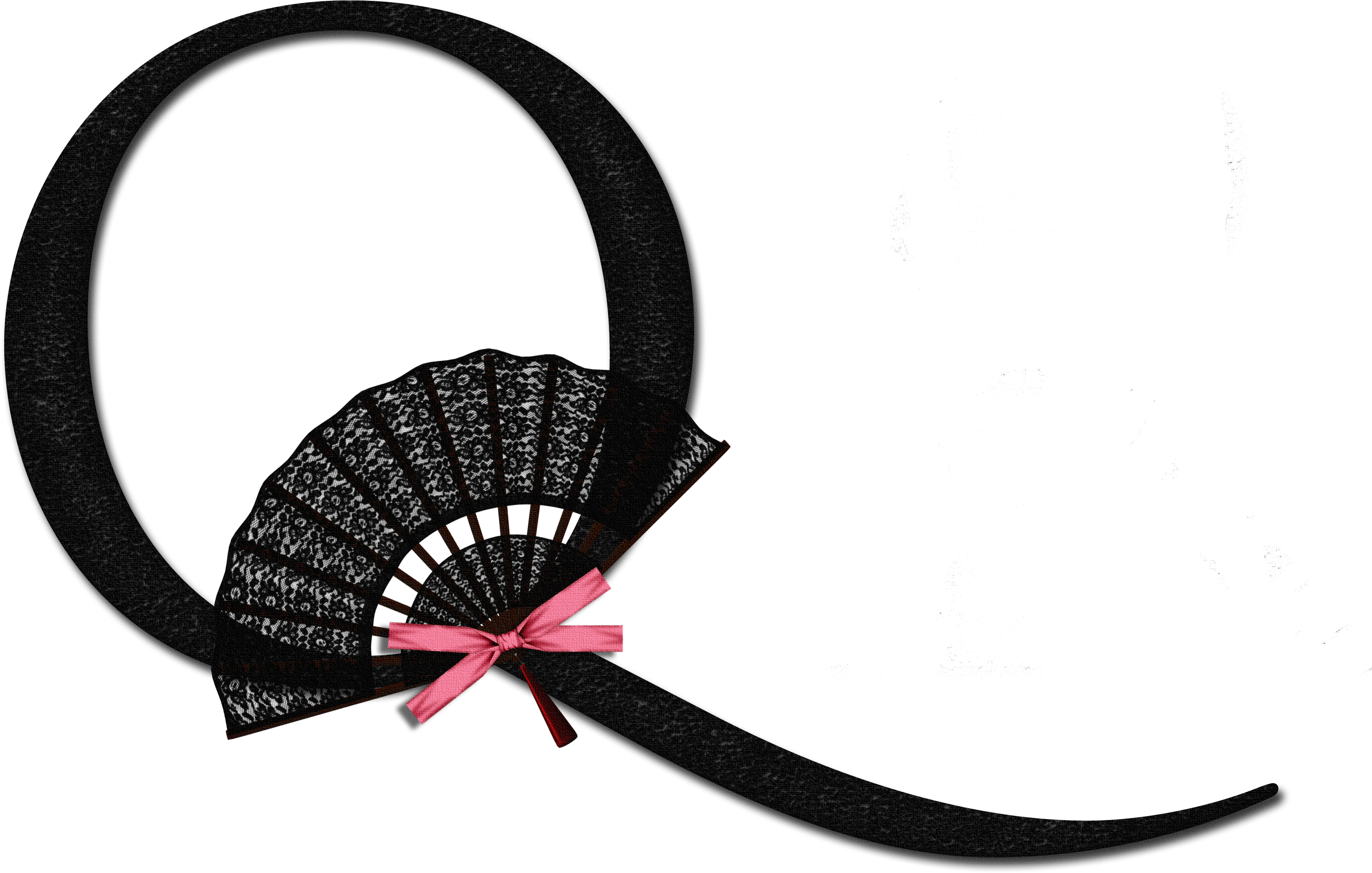 Glamorous Lady Letter Q - Alphabet (3340x2506)