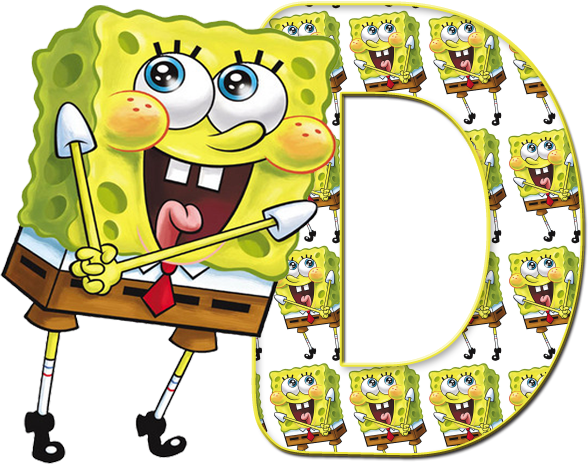 D - Sponge Bob Square Pants (588x464)