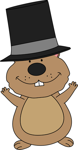Happy Groundhog - Groundhog Clip Art Free (262x500)