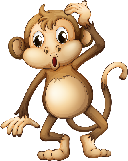 Five Clipart Monkey - 5 Little Monkeys Png (600x600)