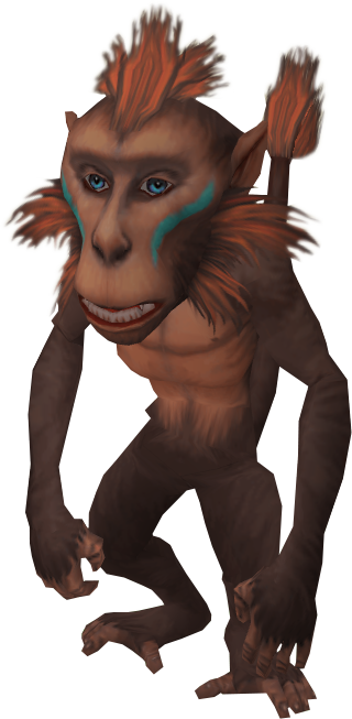 Cheeky Monkey - Monkey Runescape (320x653)