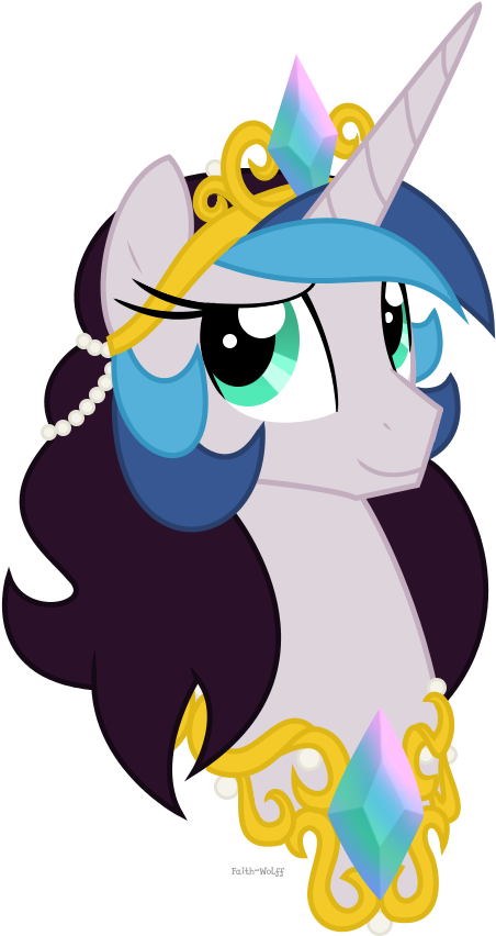 Crowned Princess By Faith-wolff - Cartoon (501x900)