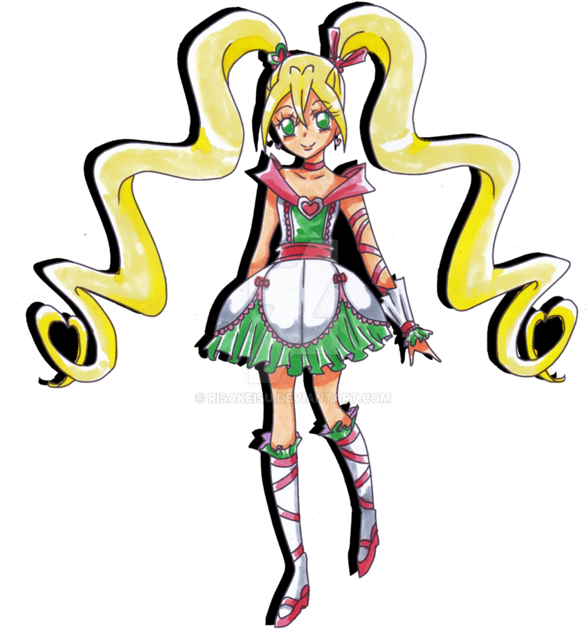 Cure Faith By Risakeisu - Smile Precure Different Hairstyles (854x936)