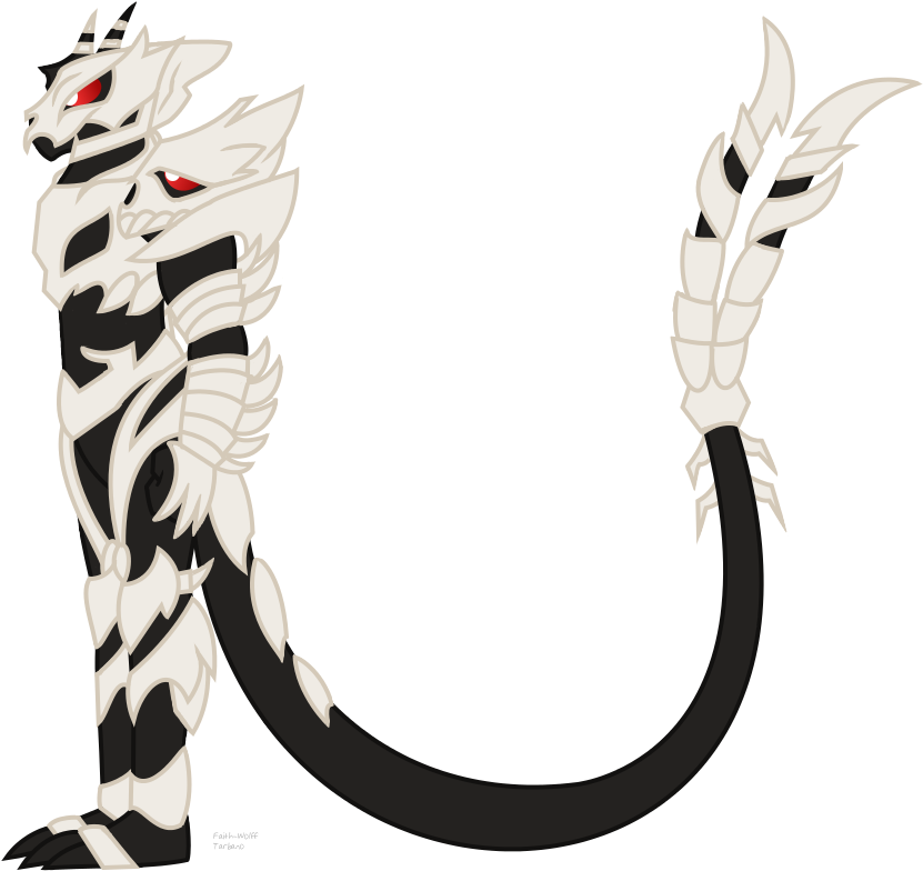 Monster X Kaiju Form By Faith-wolff - Monster X (850x794)