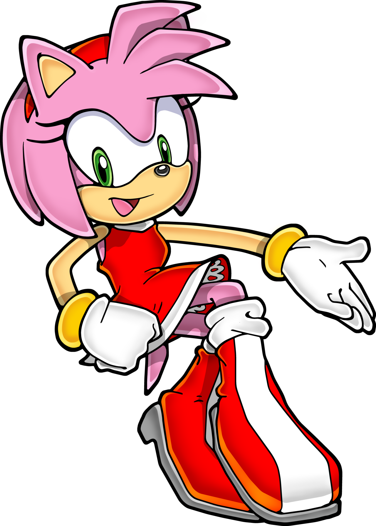 Amy Rose 2013 By Hypo-thermic - Amy Rose Official Art (1280x1790)