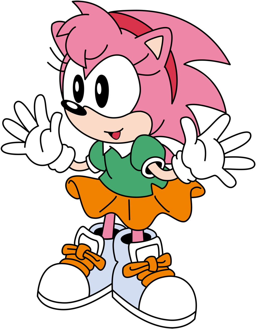 Amy Rose By A-scream - Amy Rose (1024x1339)