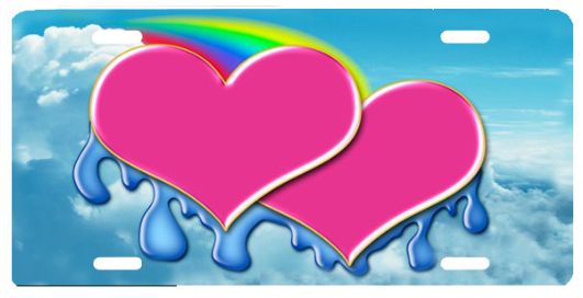 Rainbow Hearts - Rainbow (600x400)