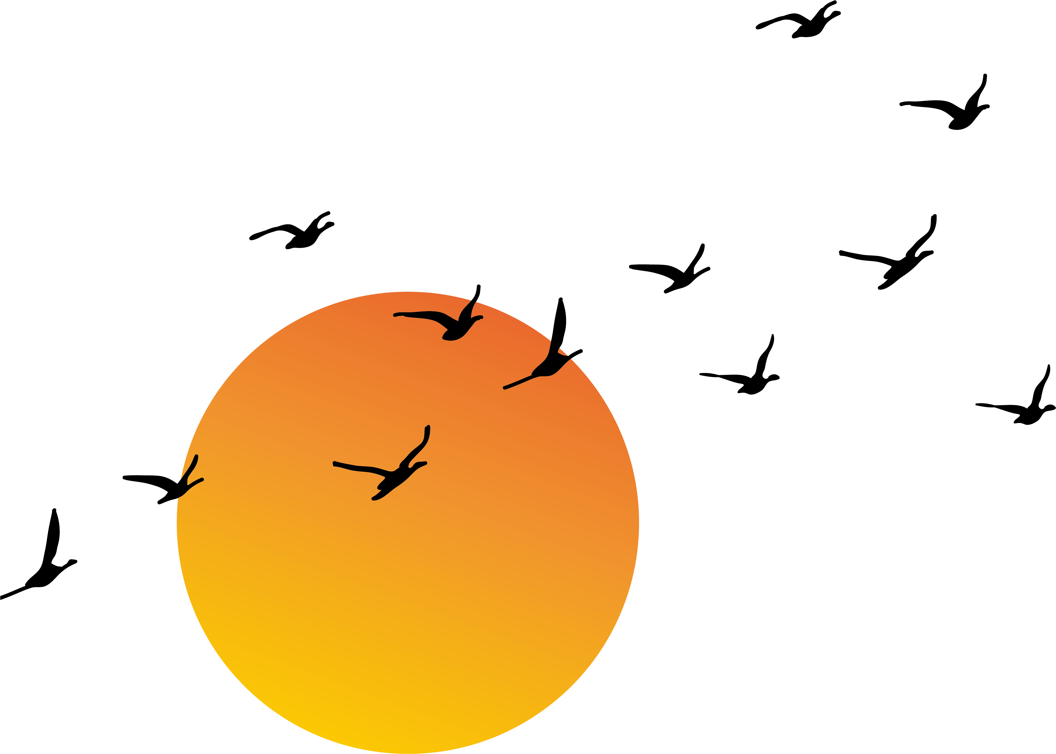 Sunset Euclidean Vector - Sunset Euclidean Vector (4689x3472)