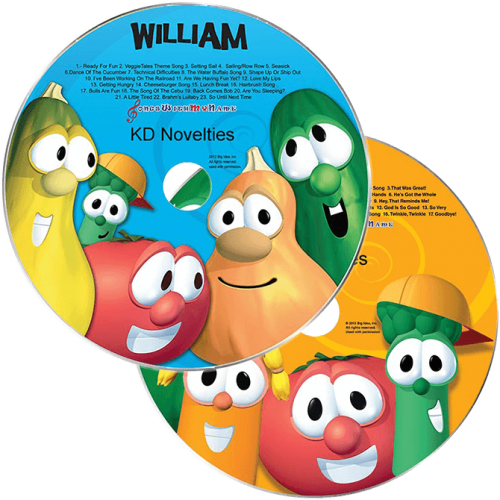 Personalized Veggietales Music Cds Gift Set - Veggie Tales (500x500)
