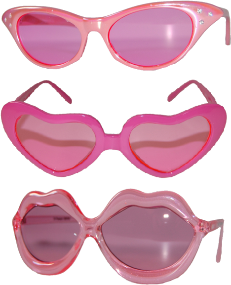 Glasses, Cat Eye Glasses, And Heart Glasses Image - Plastic (500x591)