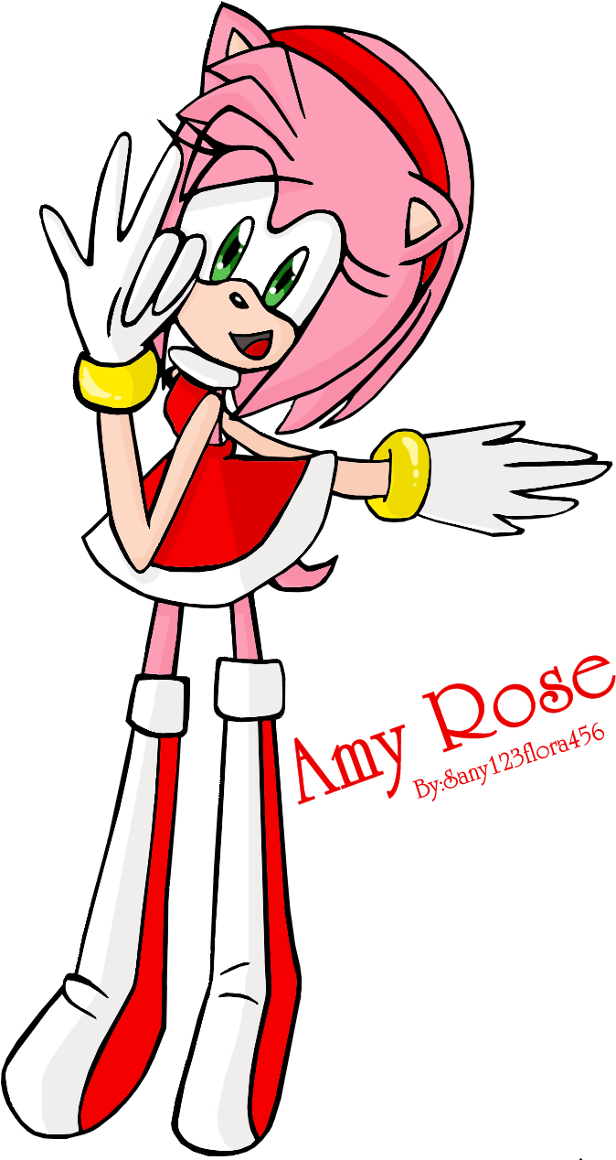 Amy Rose Cute By Xxsunny-bluexx - Cartoon (728x1304)
