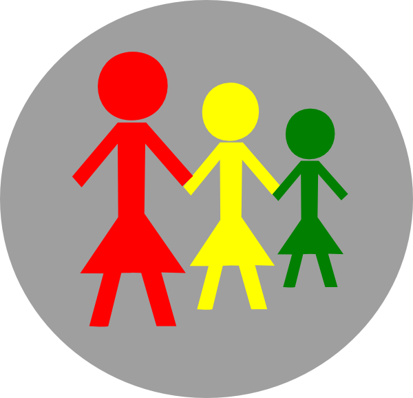 Ethiopia S Daughters Clip Art At Clker - Stick Figure Clip Art (600x578)
