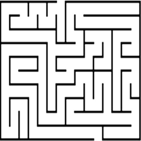 Maze Clip Art - 2d Maze Png (468x468)