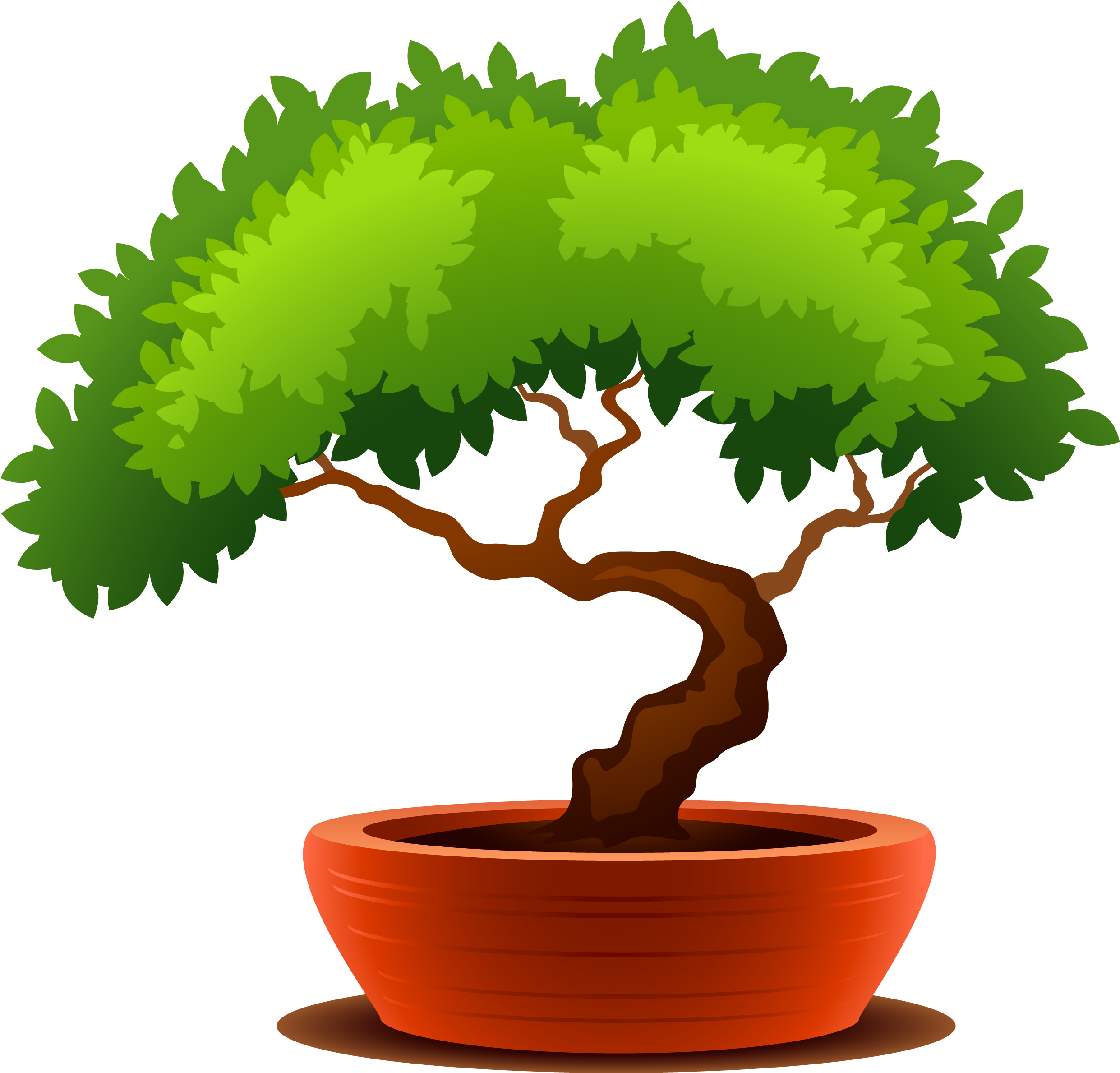 Table Bonsai Furniture Chair - Bonsai Vector (2619x2522)
