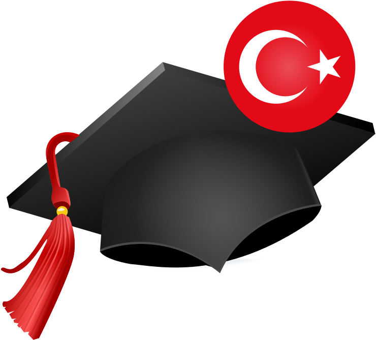 Graduation Hat With Turkish Flag - Dropping Out Of College (1024x1024)