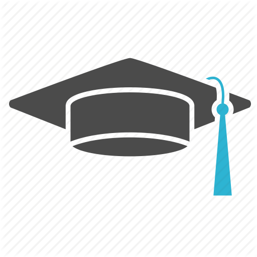 Graduation Icons - University Cap Icon Png (512x512)