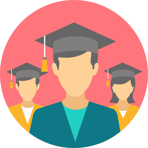 Admission - Graduates Icon Png (512x512)