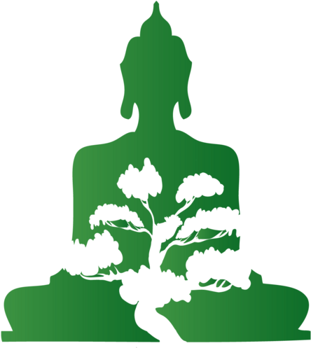 Bonsai Buddha - Icon Buddha Png Green (460x500)