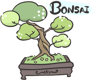 Bonsai The Traditional And Modern Japan Lover You - Watercolor Painting (350x350)