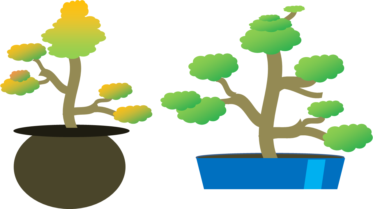 Hasil Bonsai Dengan Powerpoint - Hiasan Ppt (1281x718)